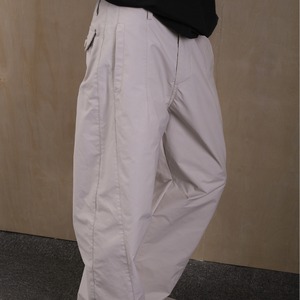 プリットデザインルーズストレートカジュアルパンツ　0810