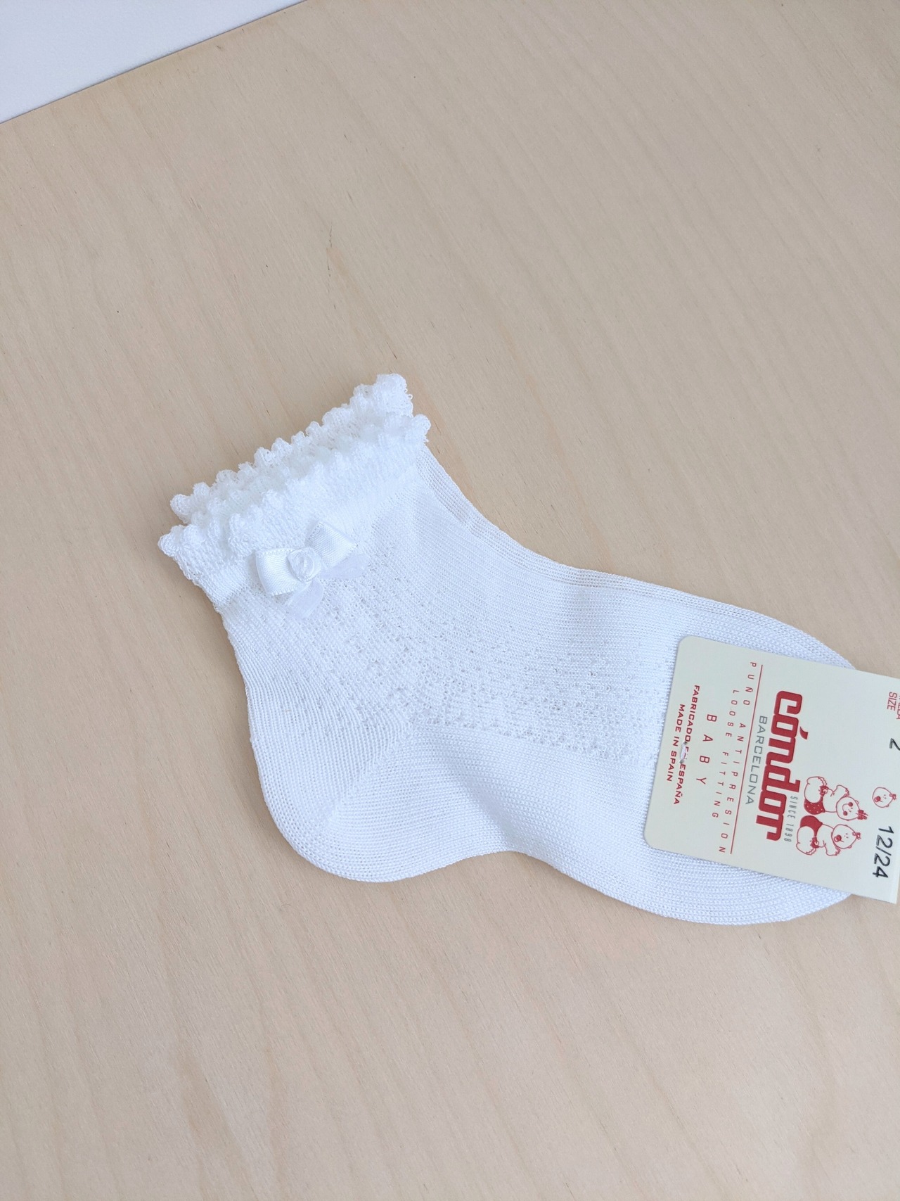 Ceremony ankle ribbon socks - 1-2y / Condor