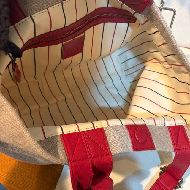 B.stuff リネンコンビトートバッグ