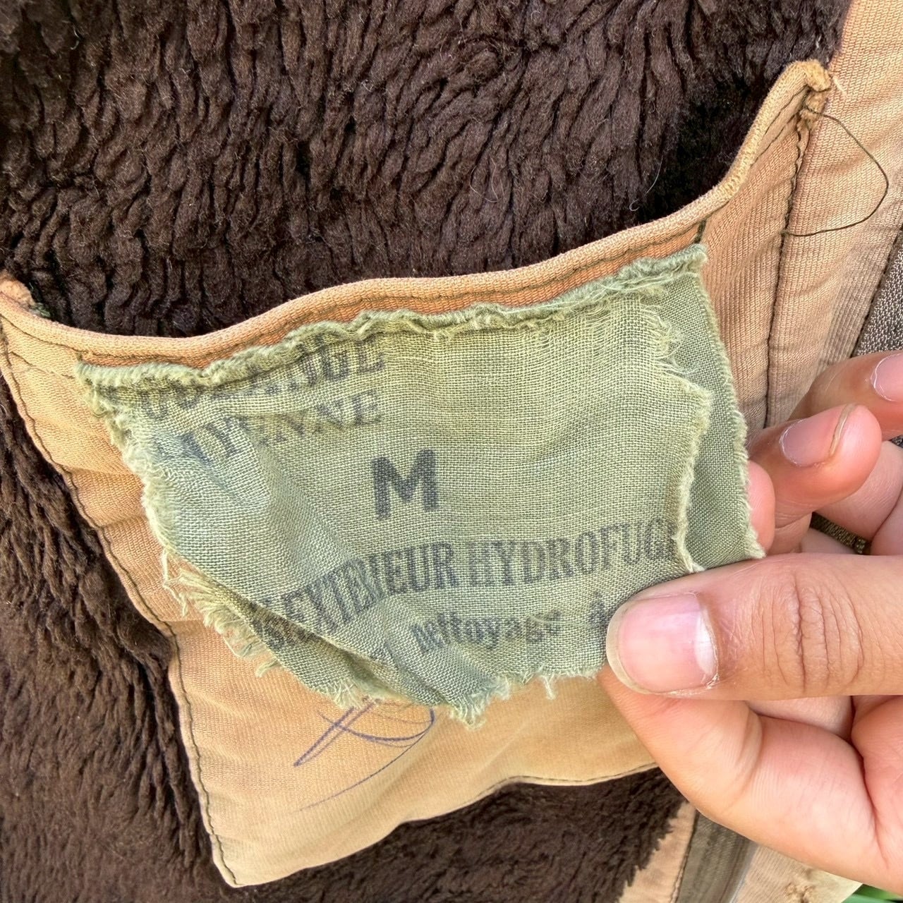 雰囲気抜群 70s フランス軍 実物 N-1 デッキジャケット 鬼フェード