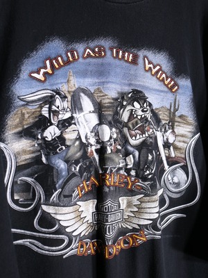 "Harley-Davidson ×Looney Tunes" XXXL super over size tee