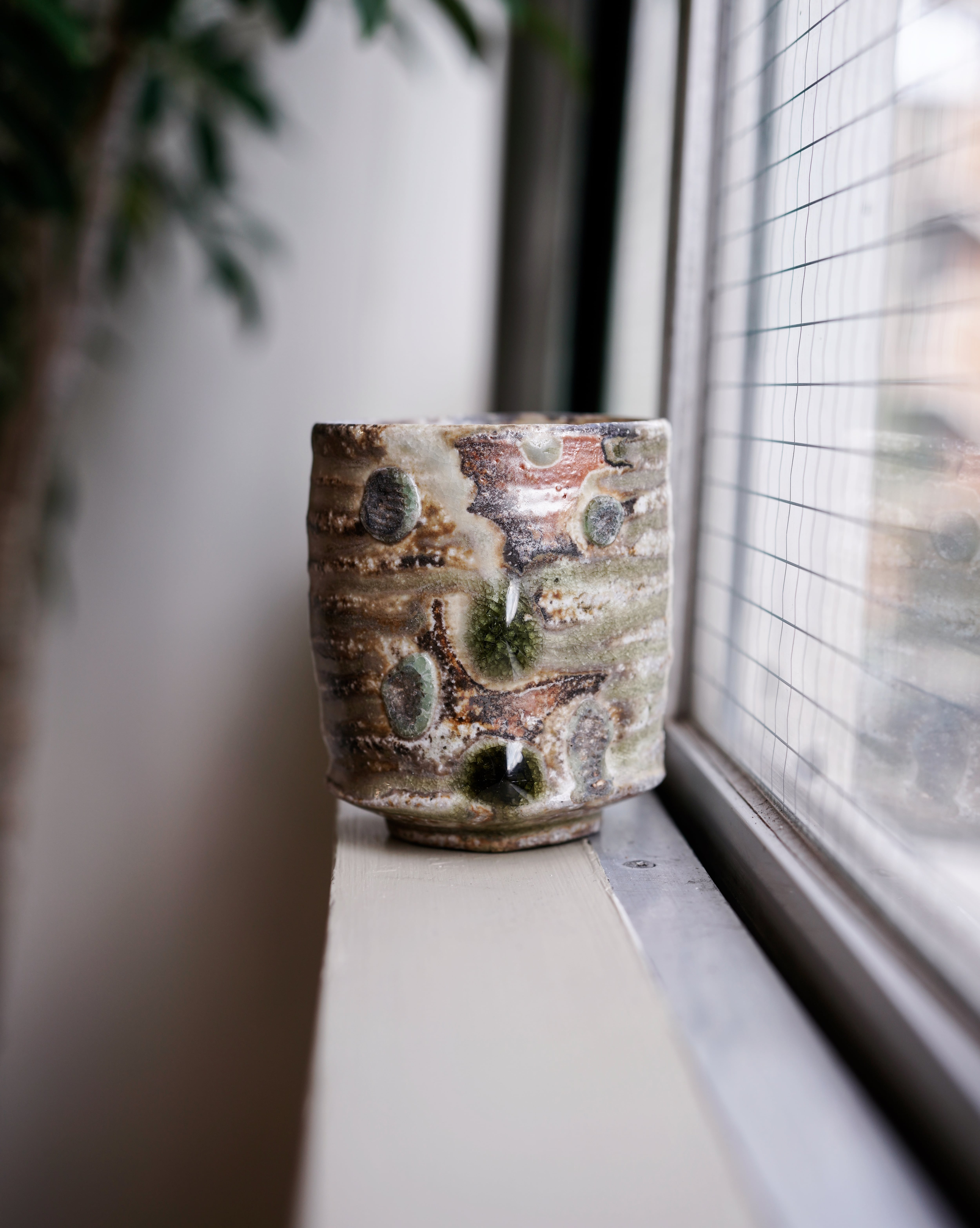 伊賀貝目湯呑み / 須釜優子