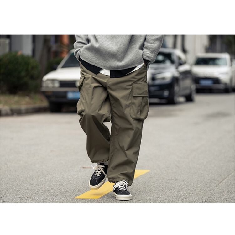 ★PLUS VELVET THICK STRAIGHT CASUAL PANTS　　　A0401