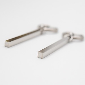 シンプルスティックステンレスピアス