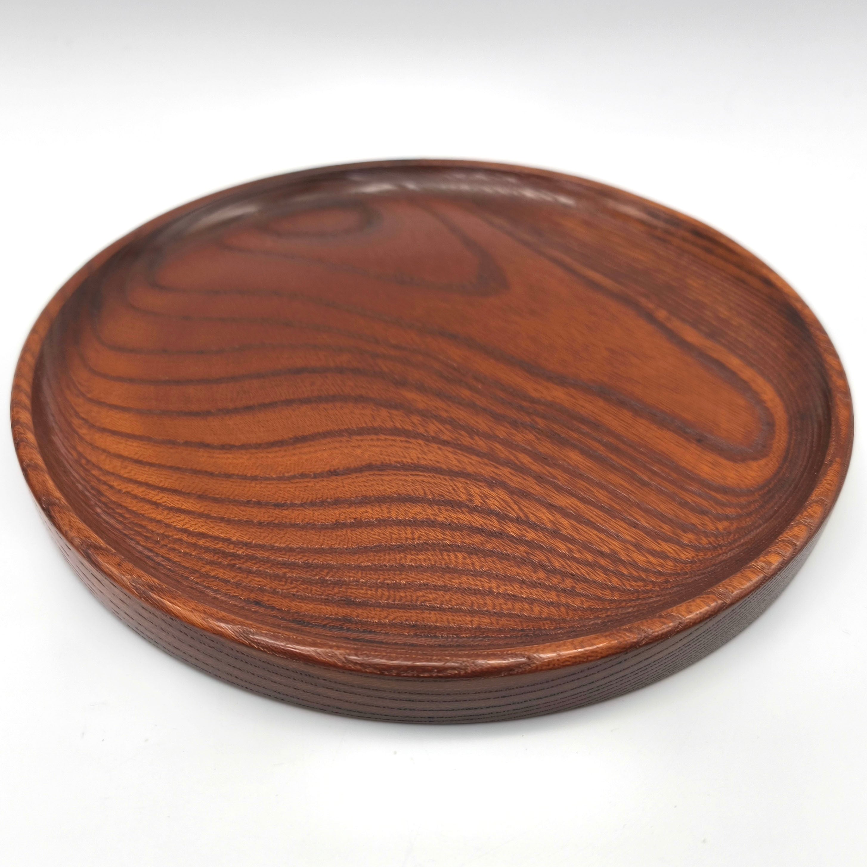 小田原製品・木製菓子器・欅(けやき)・漆器・天然木・No.250706-03