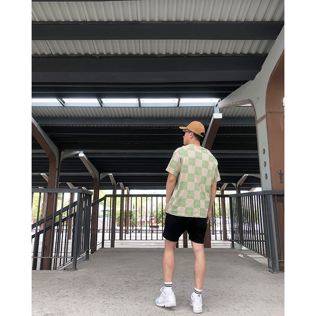 チェック ｔシャツ 可愛い 格好いい おしゃれ レディース メンズ インナー スポーツ ブランド 原宿 系 半袖 秋 春 冬 夏 Max Voyage