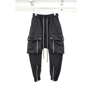 [A.F ARTEFACT] (エーエフアーティファクト) ag-8072 Fake Suede Zip Sarouel Pants