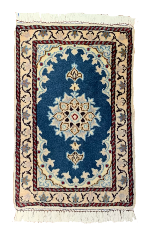 【ペルシャ絨毯】カシュマール産 お玄関マットサイズ 約61×40(cm) PB730438