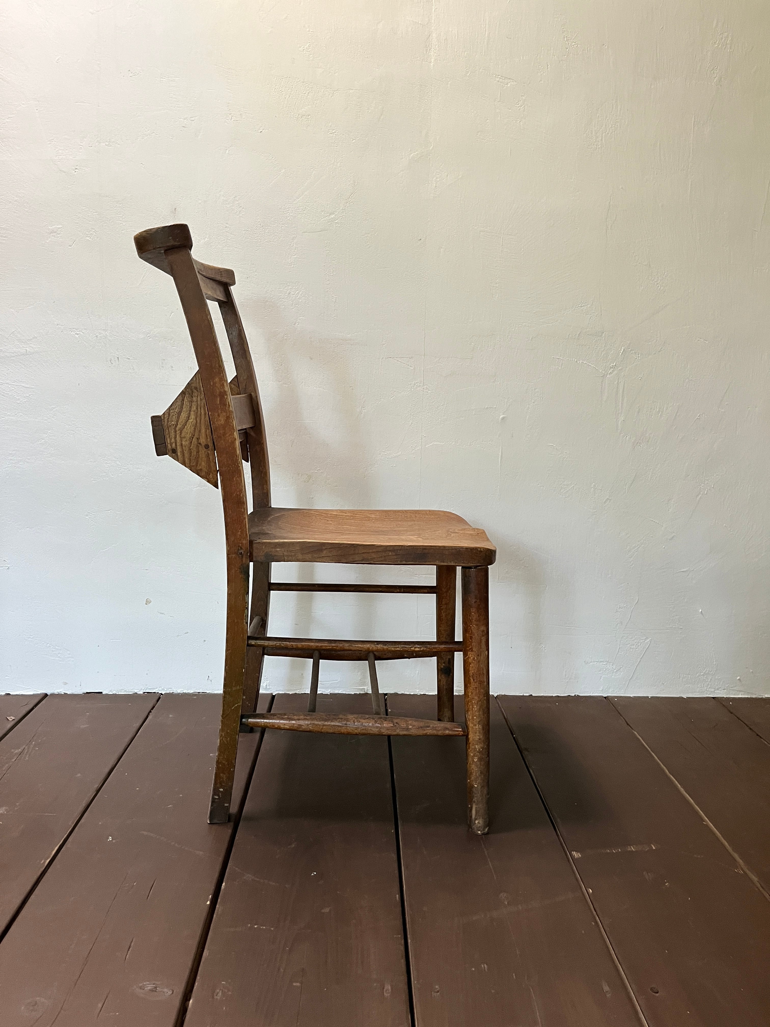 Antique church chaIr 1910-30's U.K＜イギリスアンティーク
