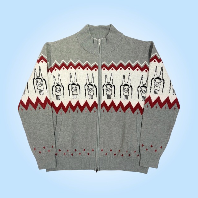 【Hiru is still alive × HONWAKA】Hiruxhell knit jacket