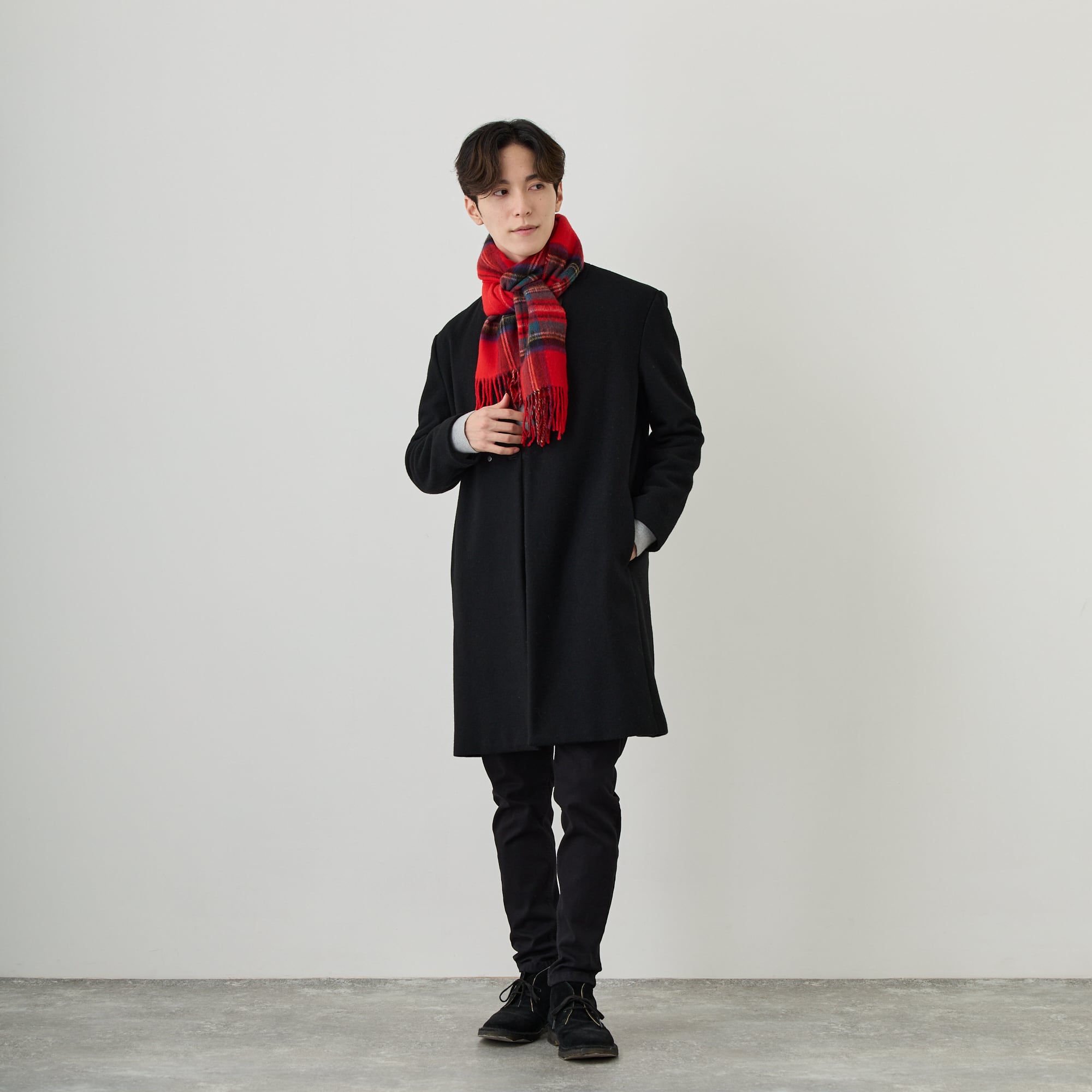 ❤お得なお品❤クリーニング済 カシミヤマフラー ダークレッド エルメス カシミア ❤お得なお品❤クリーニング済 カシミヤマフラー ダークレッド