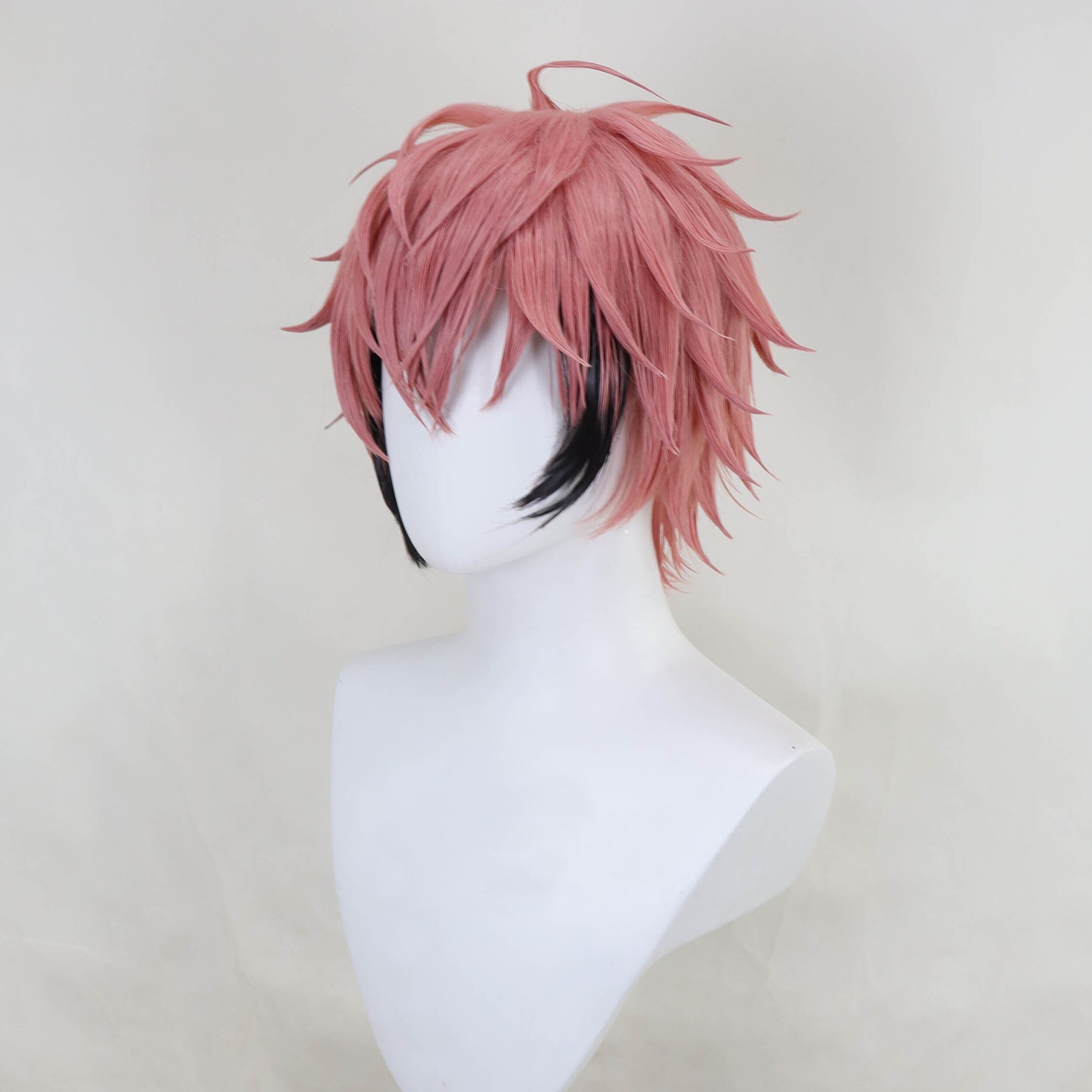 コスプレ耐熱ウィッグ オーダー キャラクター造形ウィッグ ピンク