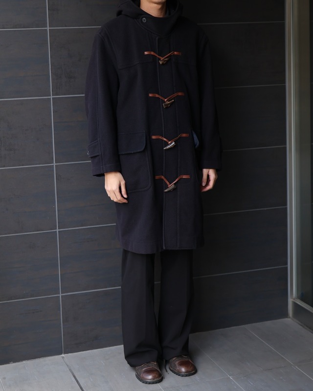chin strap duffle coat