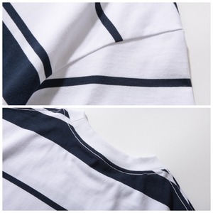 Two-tone striped t-shirt 0759