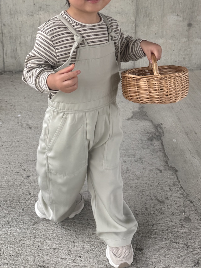 【ORIGINAL】drape salopette（kids）