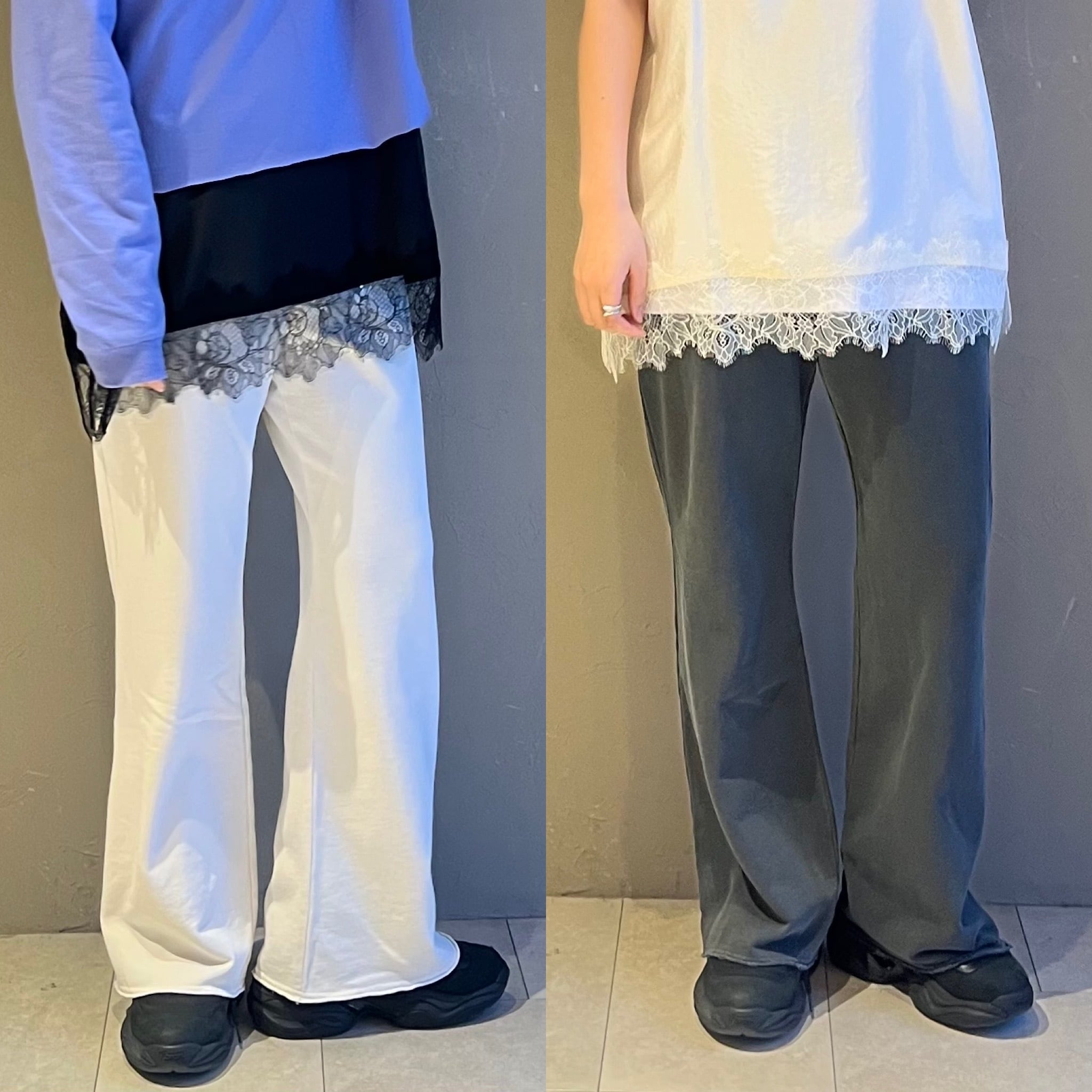 CLOCHE 】スウェットセミフレアパンツ | valance 福井｜レディース