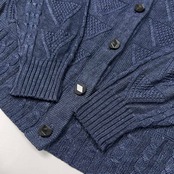 テンセル100% Leilian レリアン 立体編み サマーニット カーディガン サイズ 9 /レディース/日本製