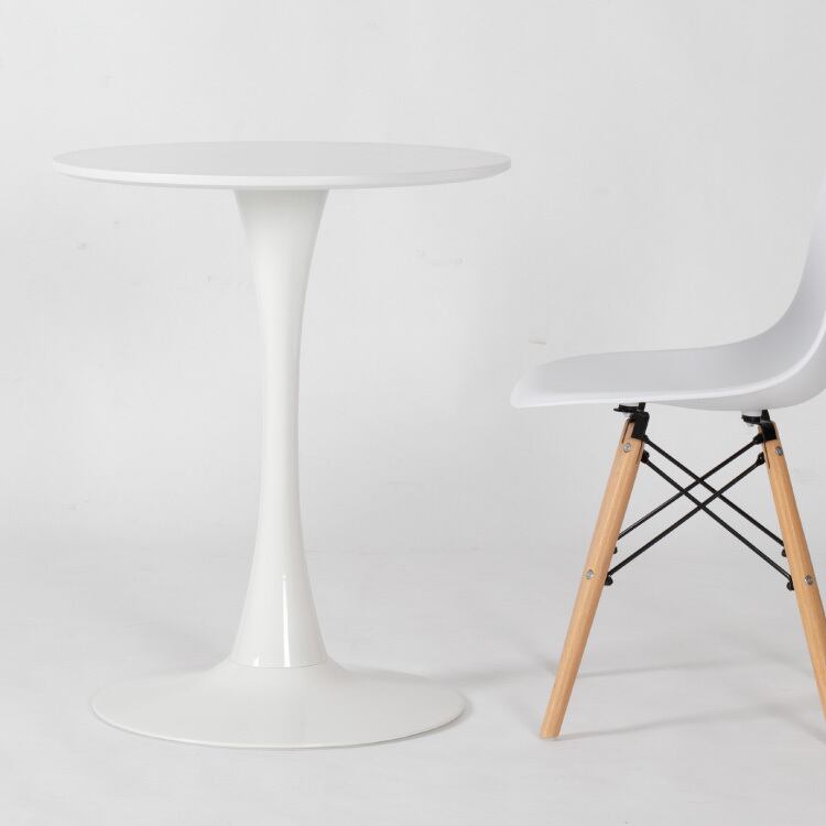 チューリップラウンドテーブル 韓国インテリア ホワイト 70cm 韓国