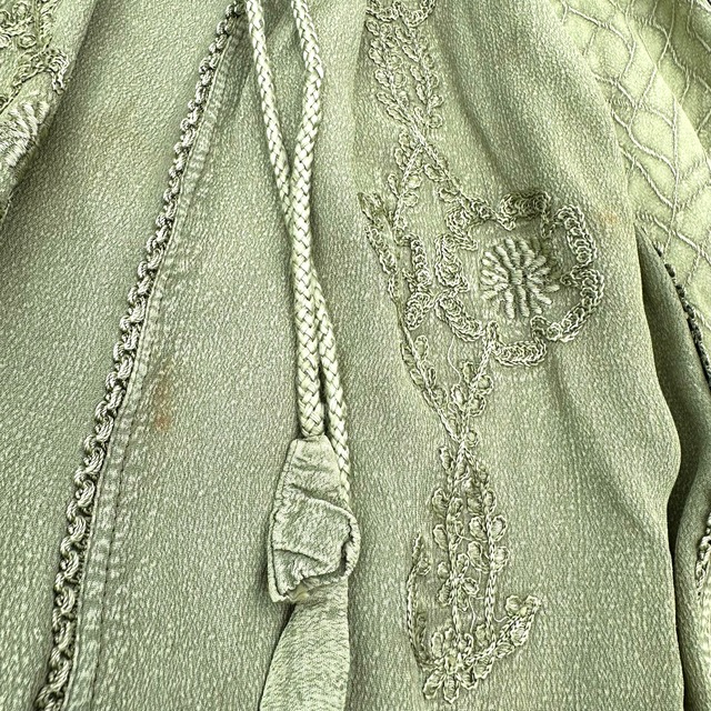 【LADIES】vintage like embroidery skirt