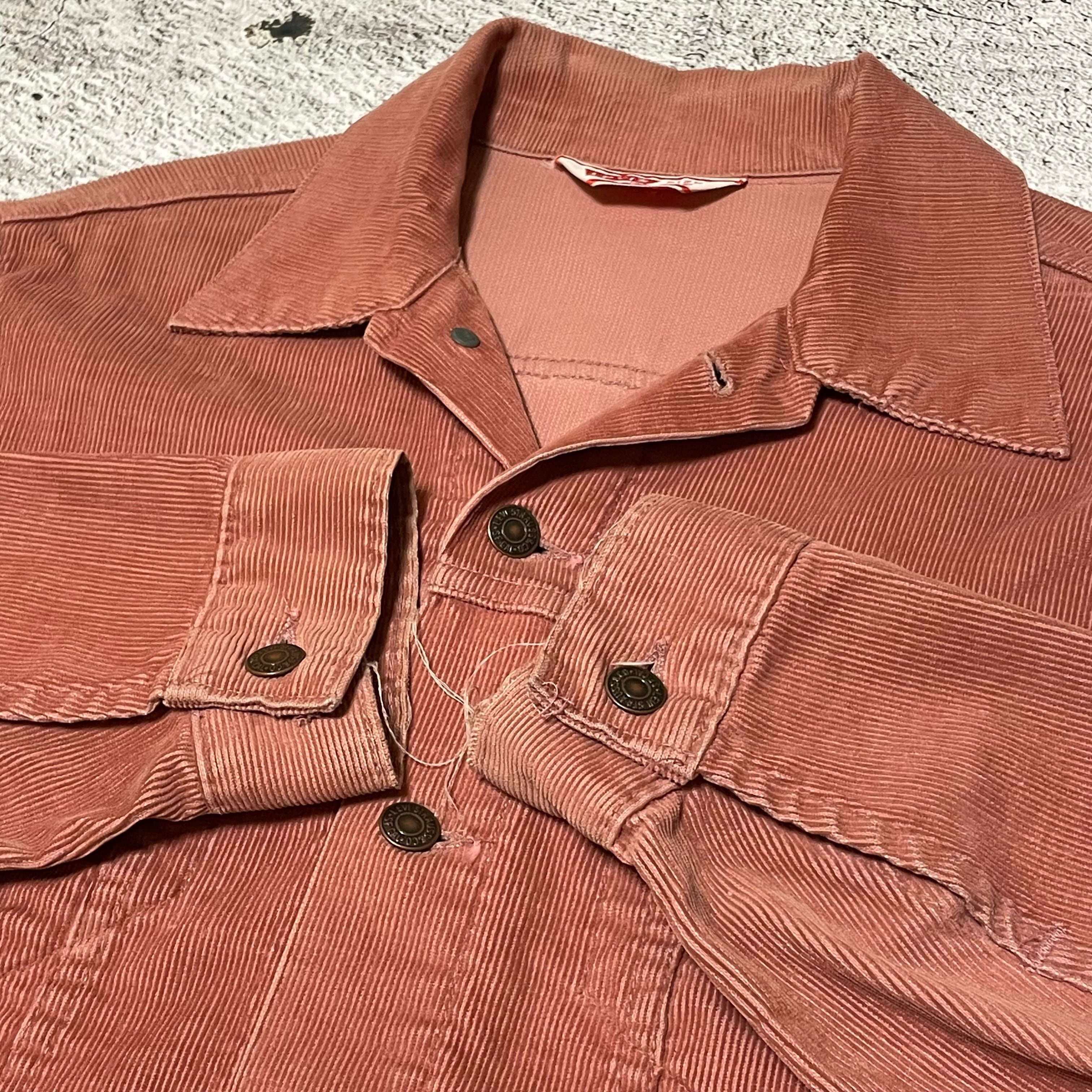 超希少 70's LEVI'S 70505 Corduroy BIGE ''サーモンピンク 超希少 70's LEVI'S 70505 Corduroy BIGE ''サーモンピンク
