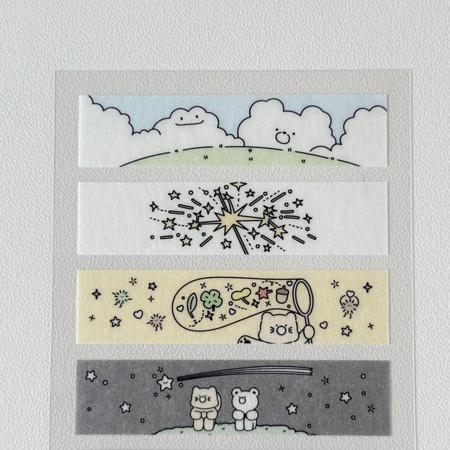 ★9月新作!papeterie.atelier 〔マスキングシールステッカー〕