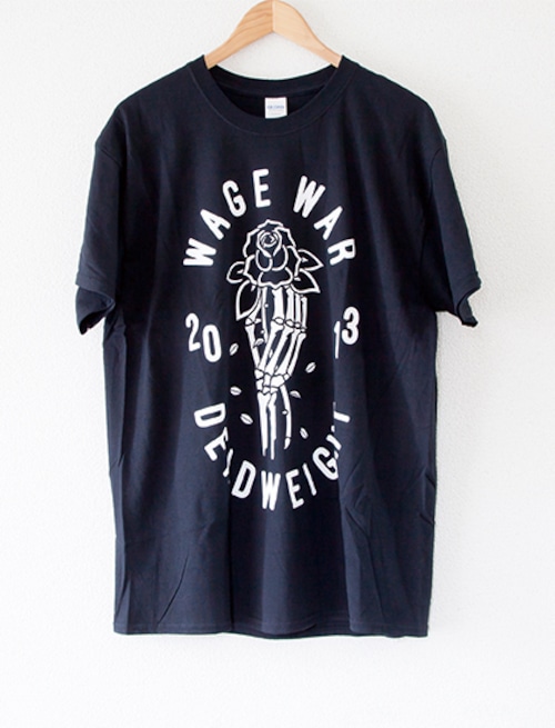 【WAGE WAR】Skeleton Rose T-Shirts (Black)