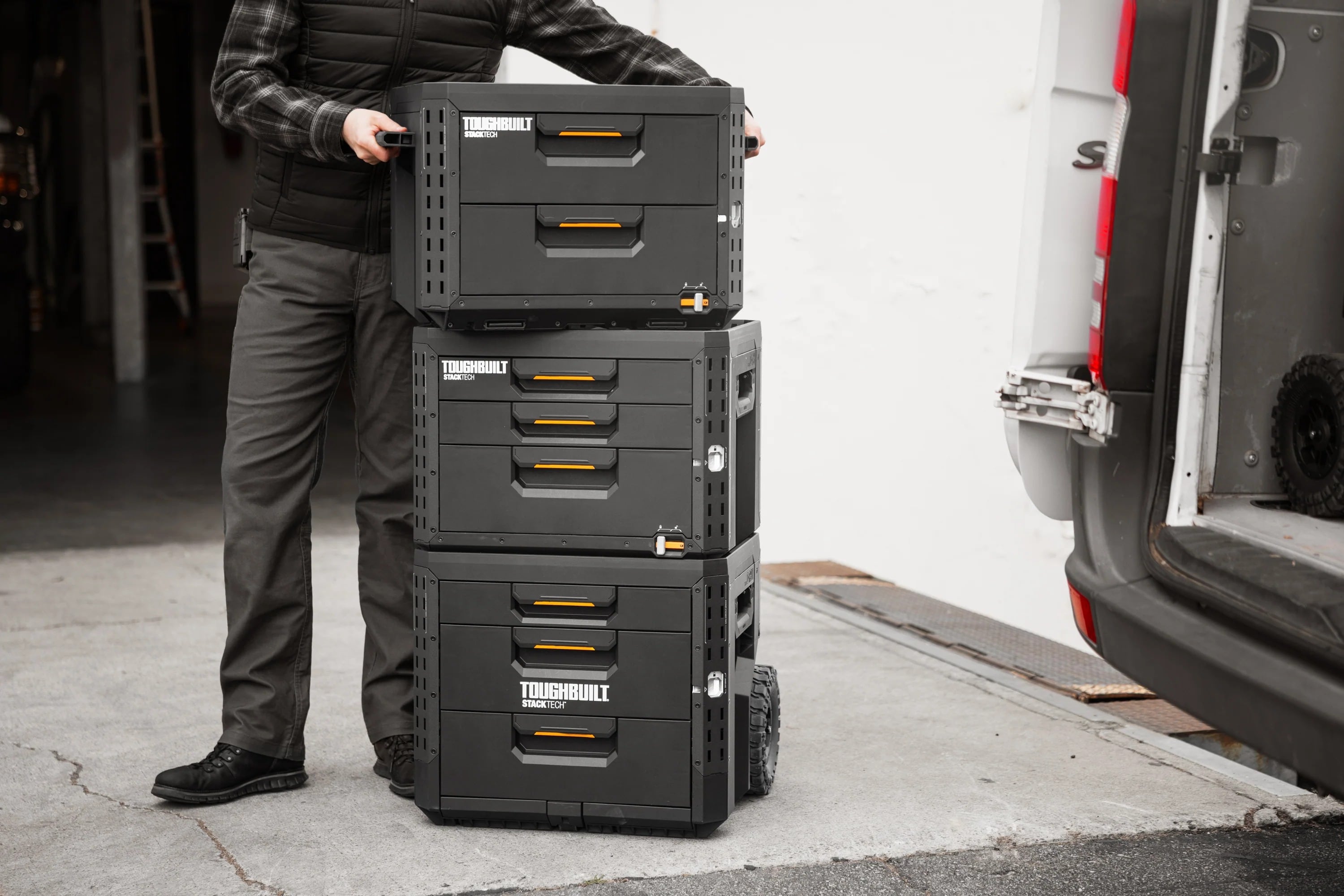 TOUGHBUILT STACTECH 新作 TOUGHBUILT／STACK TECH 3ドロワーボックス（サイドロック） | WHATNOT