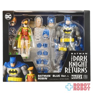 メディコム・トイ MAFEX マフェックス No.139 ダークナイト・リターンズ バットマン ブルー Ver. & ロビン アクションフィギュア 未開封