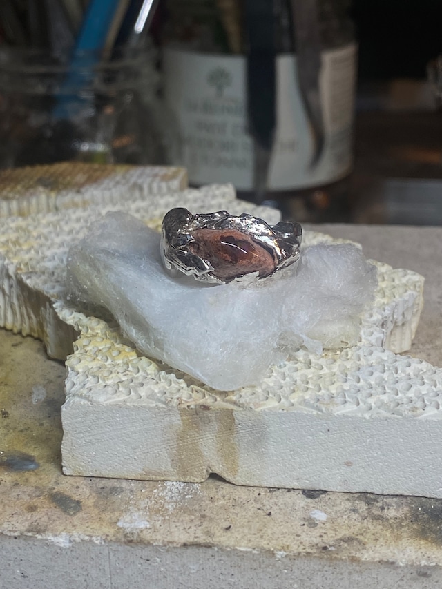 [ready-to-ship] Silver 925 Cantera Opal ring #11