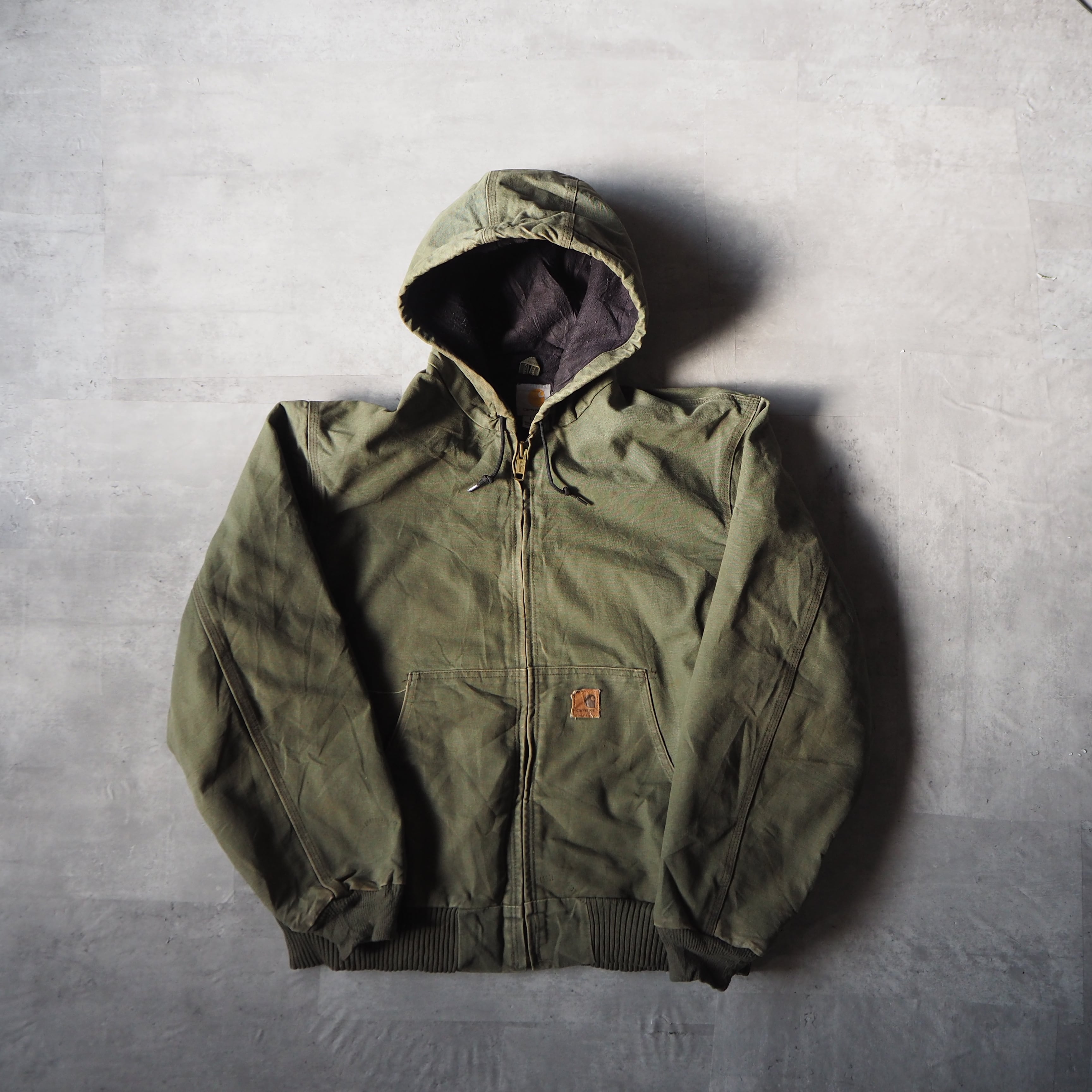 00s “carhartt” khaki color active jacket XL 90年代 カーハート