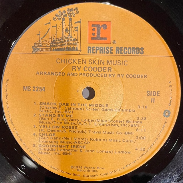 Ry Cooder – Chicken Skin Music (LP) | Underground Gallery Record Store