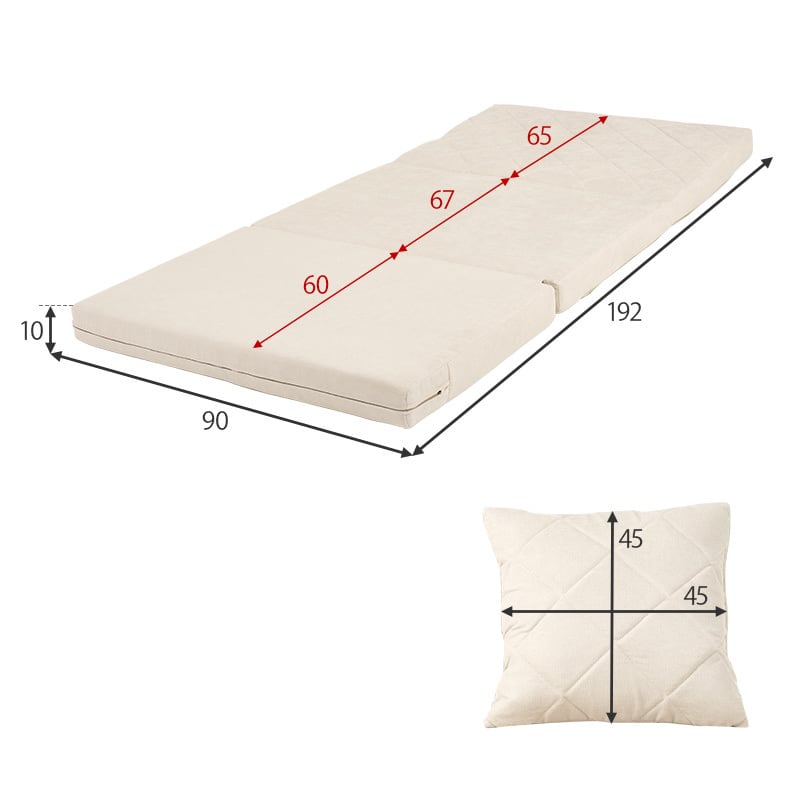 【レビュー特典付き】完成品 ソファベッド 3色展開 クッション付き コンパクトサイズ ローソファ ソファー ロータイプ 幅90cm