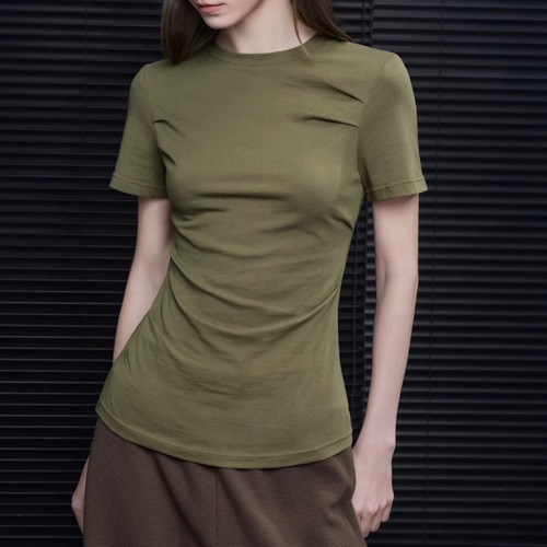 ラウンドネックフィットTシャツ ・21027