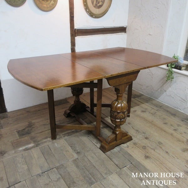 イギリス アンティーク 家具 訳あり ドロップリーフテーブル