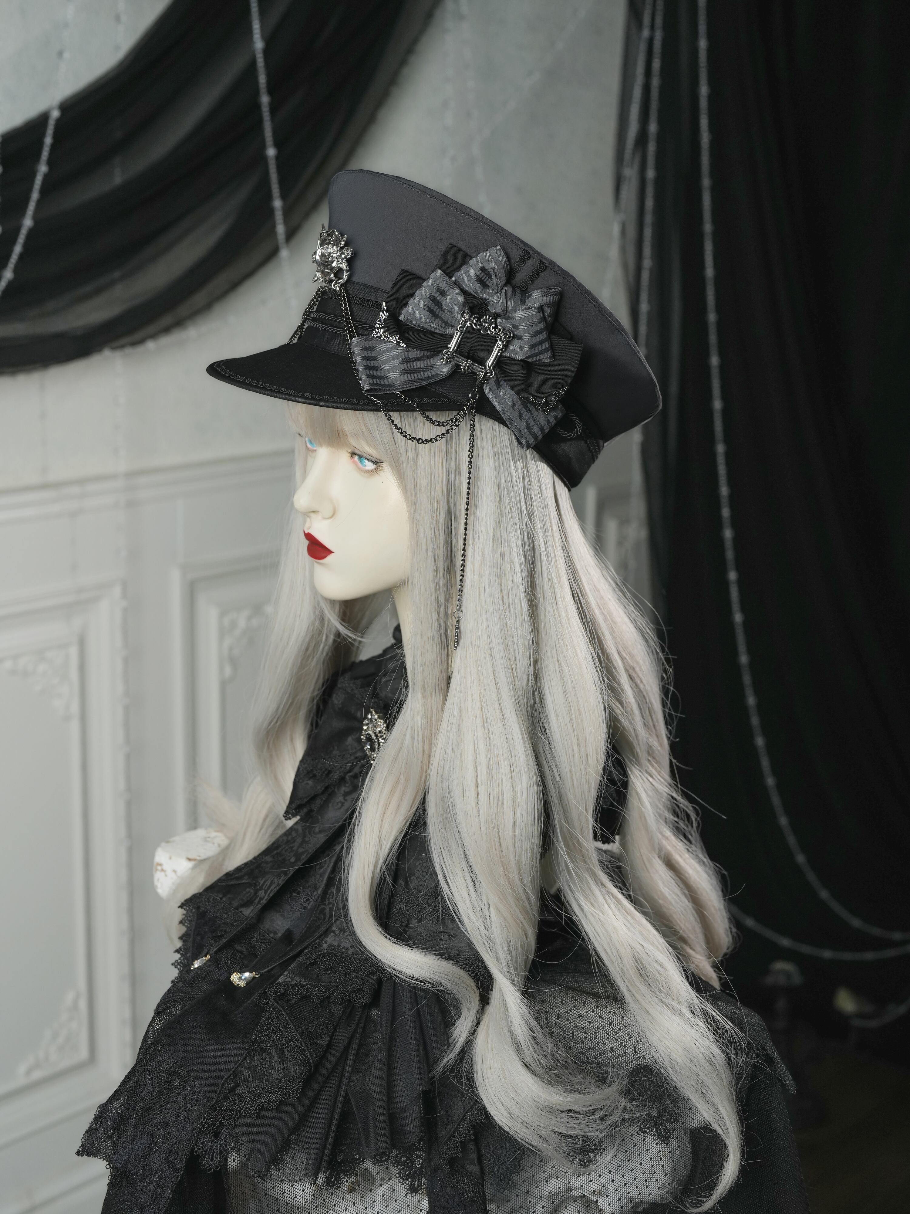 星箱works 帝黒式典 ミリタリアハット ネイビー 未使用 帝黒式典 ミリタリアハット | HoshibakoWorks