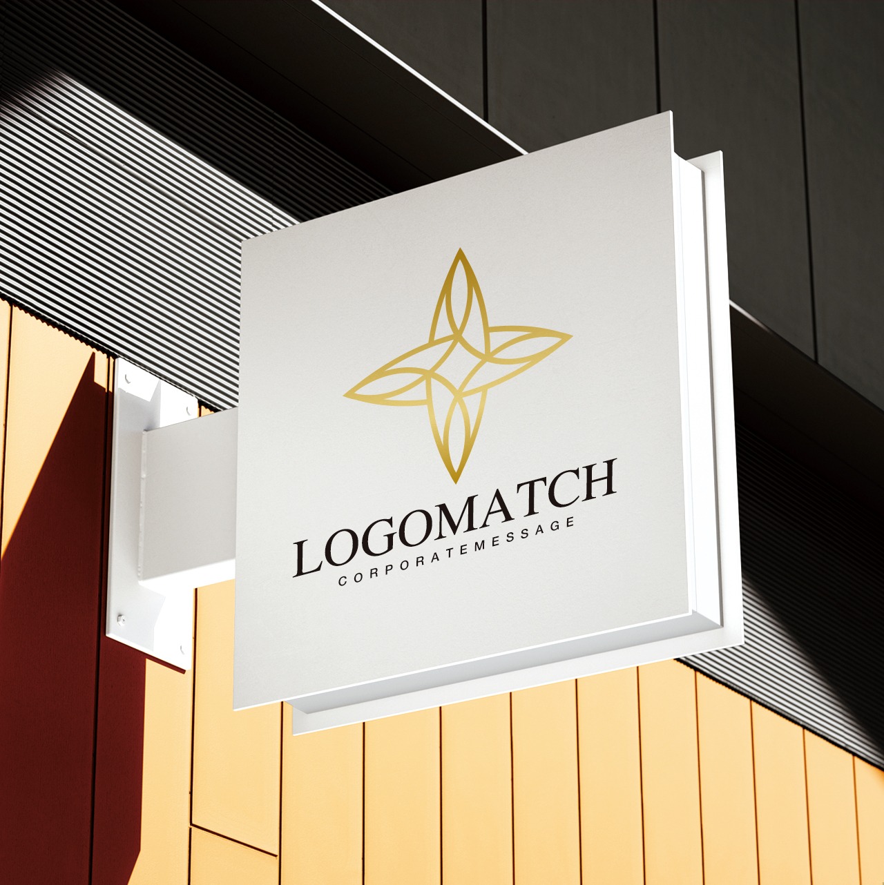 広がる優美なクロスのロゴ