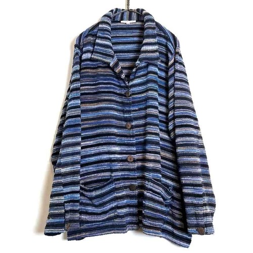 【North Style】Vintage Striped Pile Jacket【2000s-】