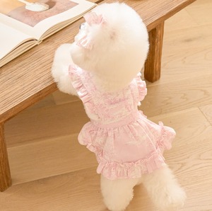 S/即納【kiki＆nini】Toile de jouy Overall Ops《BabyPink》