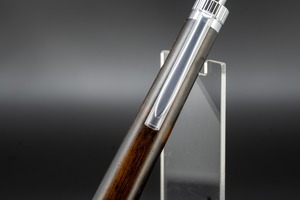 【魅惑の黒い紋様】 黒柿 漆 silver MP