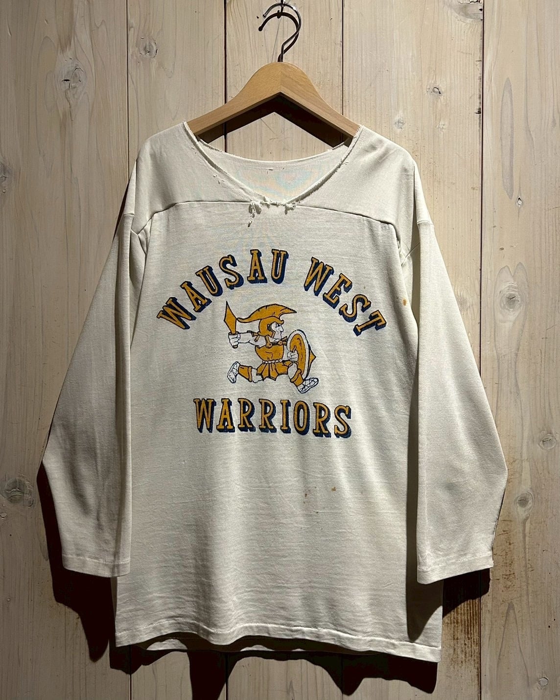 a.k.a.C.a.k.a vintage】60's〜70's “Wausau West High School”Cutting