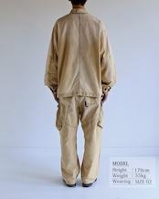 ANACHRONORM / REMAKED HERRINGBONE MILITARY SHIRTS JACKET