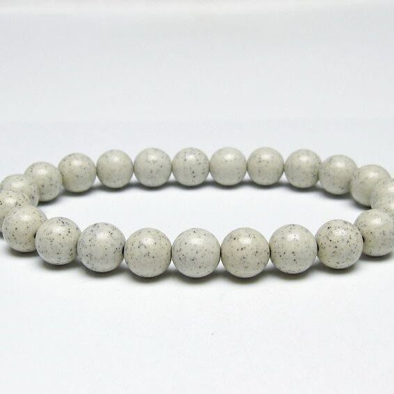 北投石 ブレスレット 9mm 一点物 メール便可 111-50264