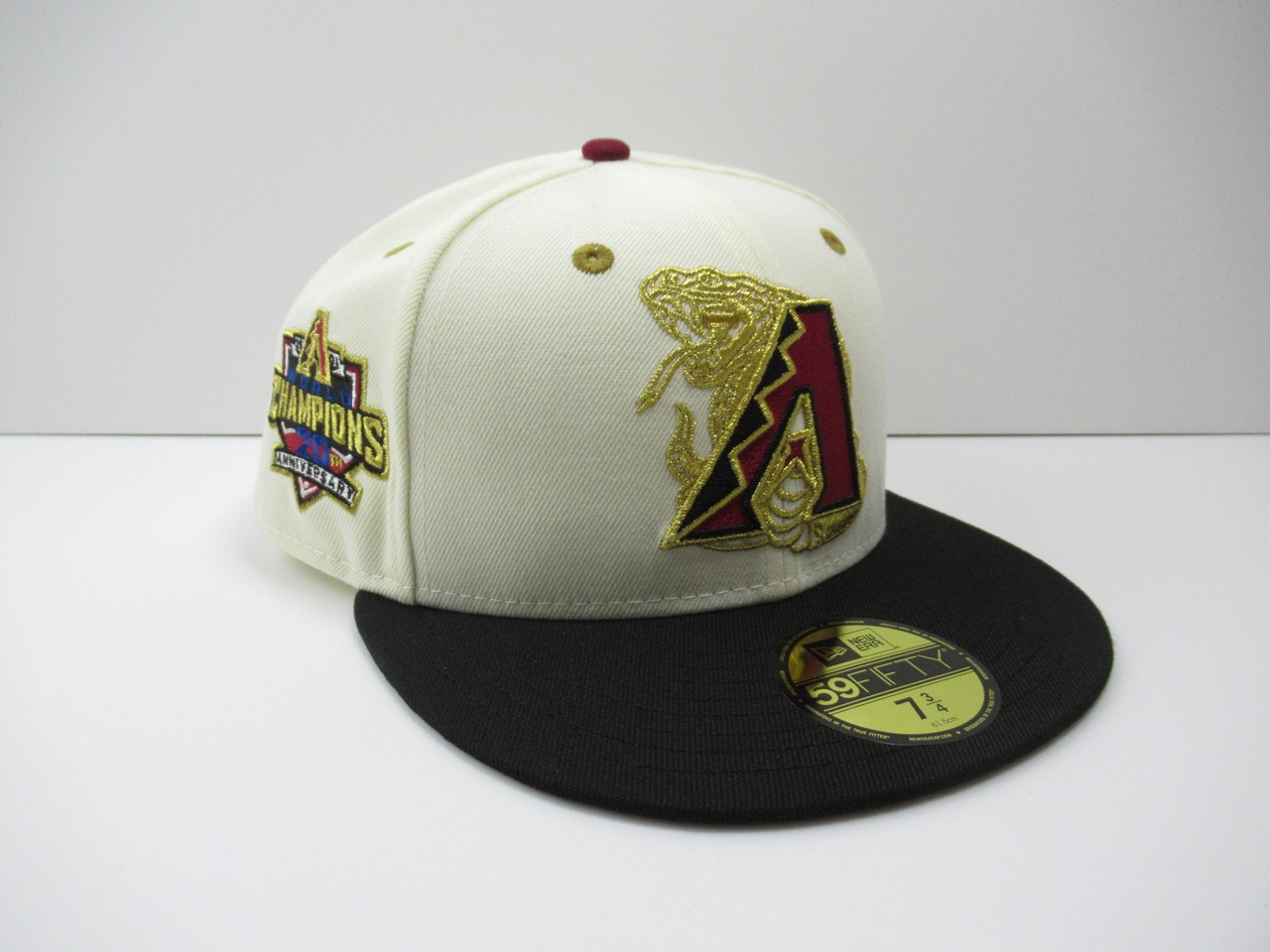 Exclusive NEW ERA 59fifty Arizona Diamond backs　アリゾナ・ダイヤモンドバックス　Chrome×Black