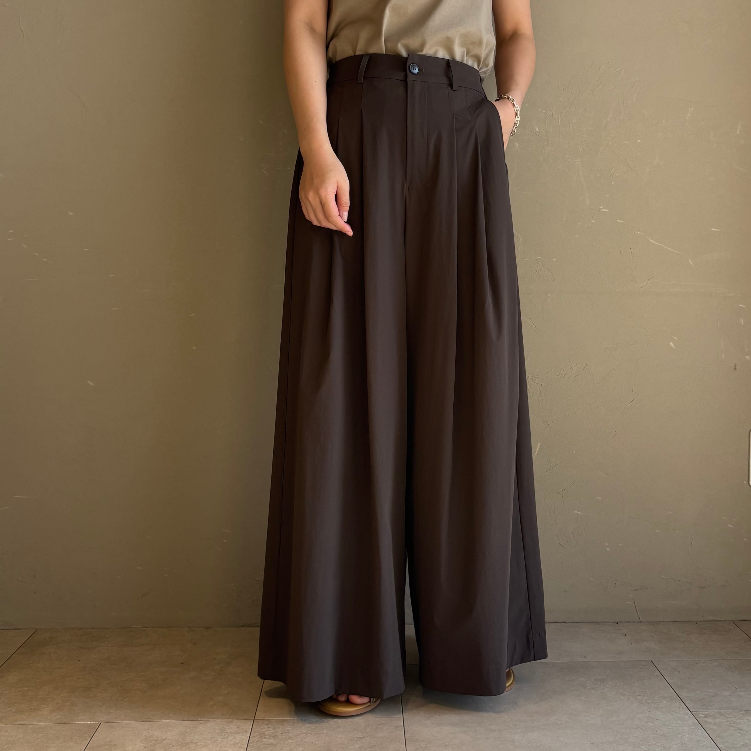 《GW特集4/26まで限定販売》【 ANGELINA 】2タックバギーパンツ