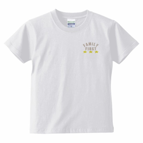 Family キッズTシャツ ホワイト 男女兼用