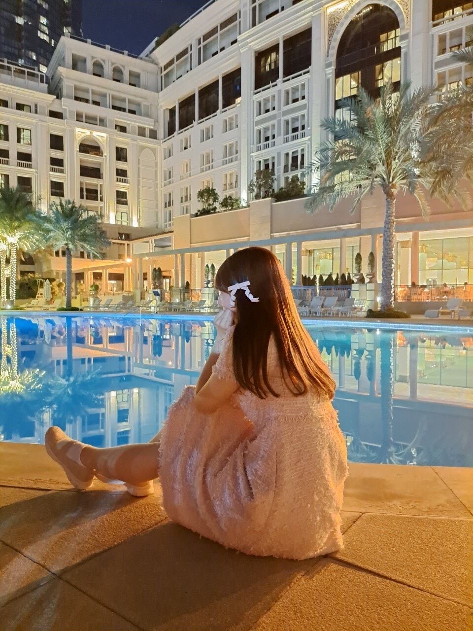 かるはさん専用♡ホヌ バレッタ CRYSTAL CURLY BOW BARRETTE クリスタル くるくるリボン バレッタ