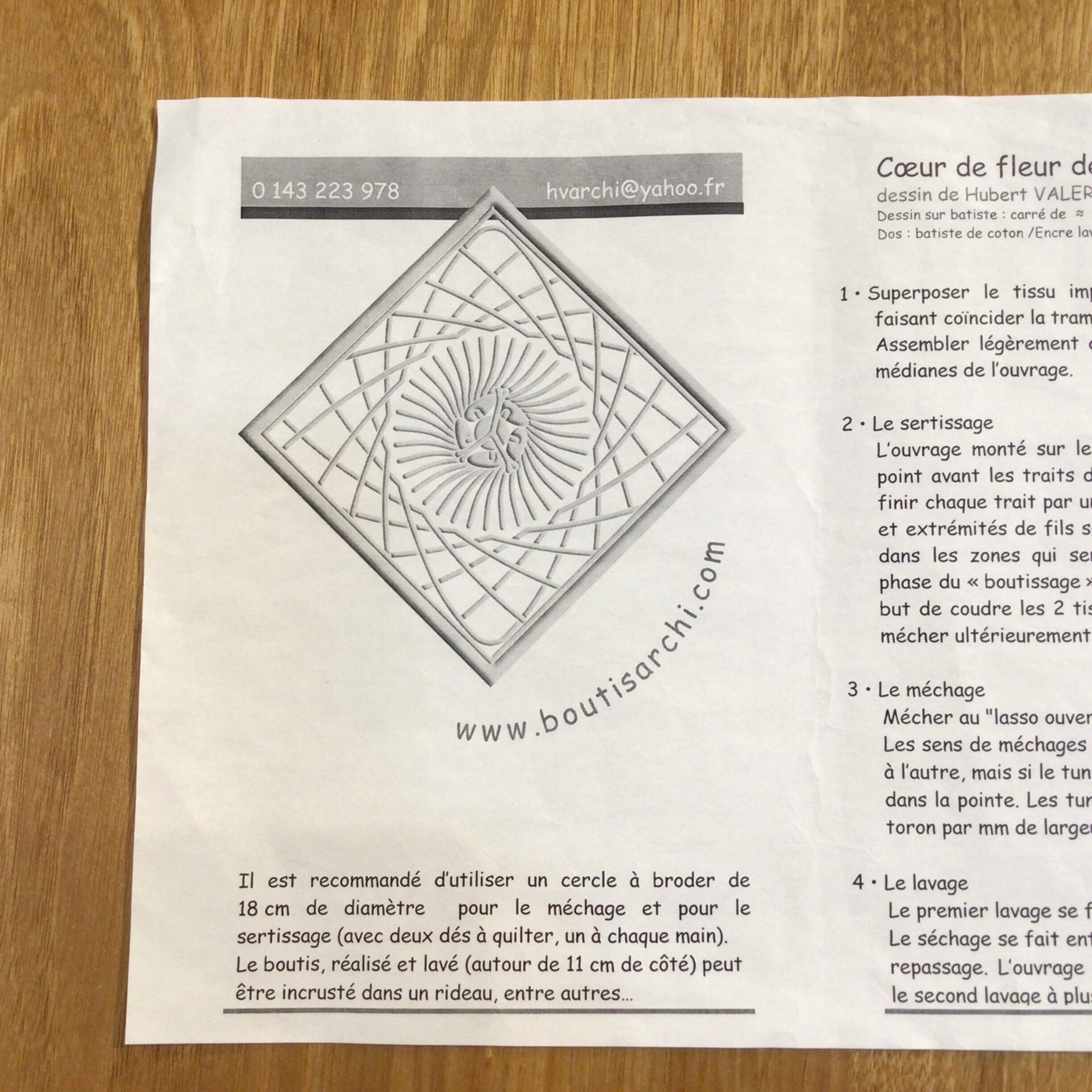 Hubert Valeri ブティ*キット⑪Coeur de fleur de la passion