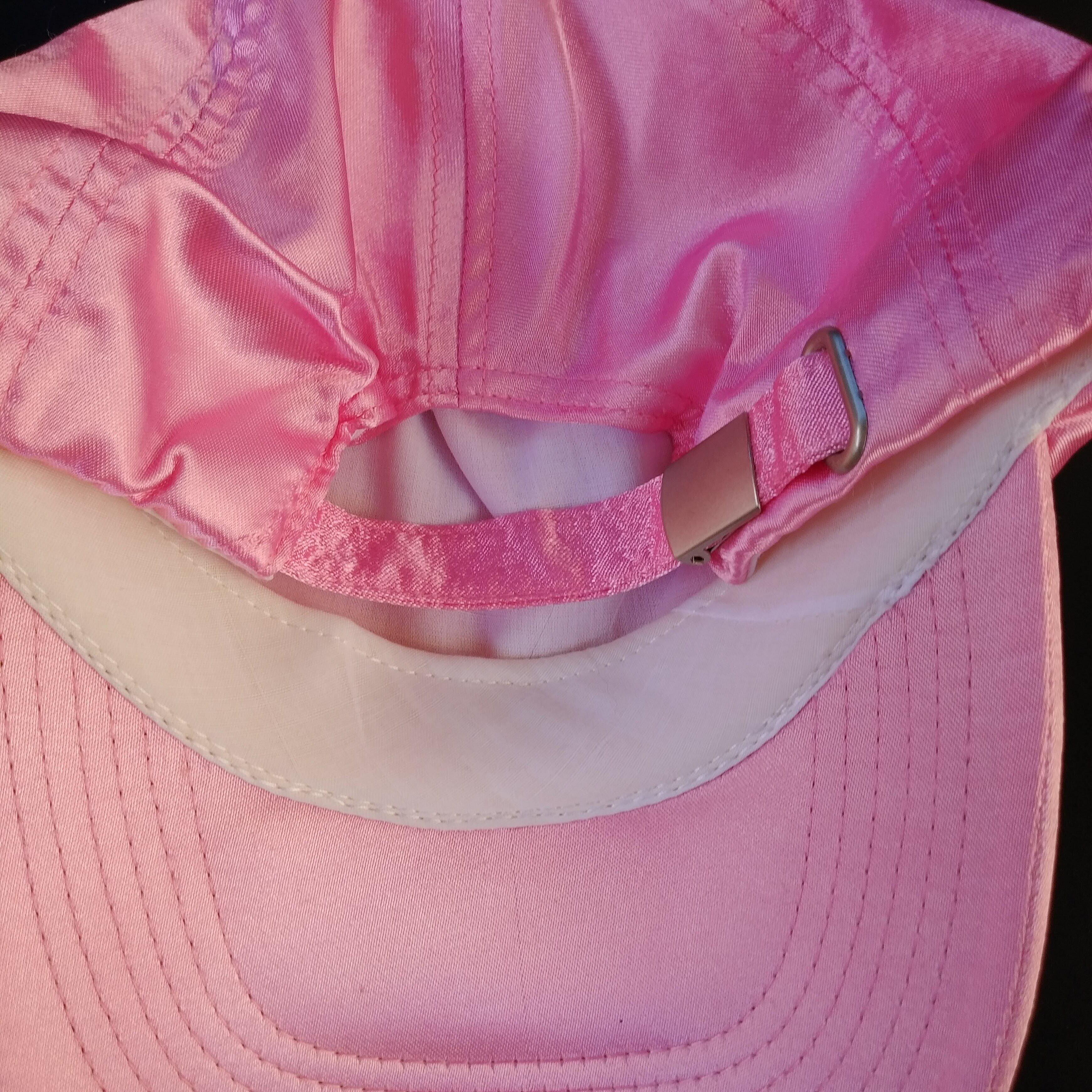 サテンキャップ ネオンピンク 帽子 ネオンカラー ベースボールキャップ フリーサイズ ダンス クラブ フェス イベント