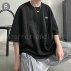 予約 メンズファッション ビッグシルエットTシャツ 半袖  ヘリンボーン柄 英字デザイン ゆったり カジュアル 韓国風 ストリート おしゃれ 大きいサイズ 春 夏 秋 ファッション トップス オーバーサイズ 薄手 通気性 柄Tシャツ ブラック グレー ホワイト S M L XL　mp-166