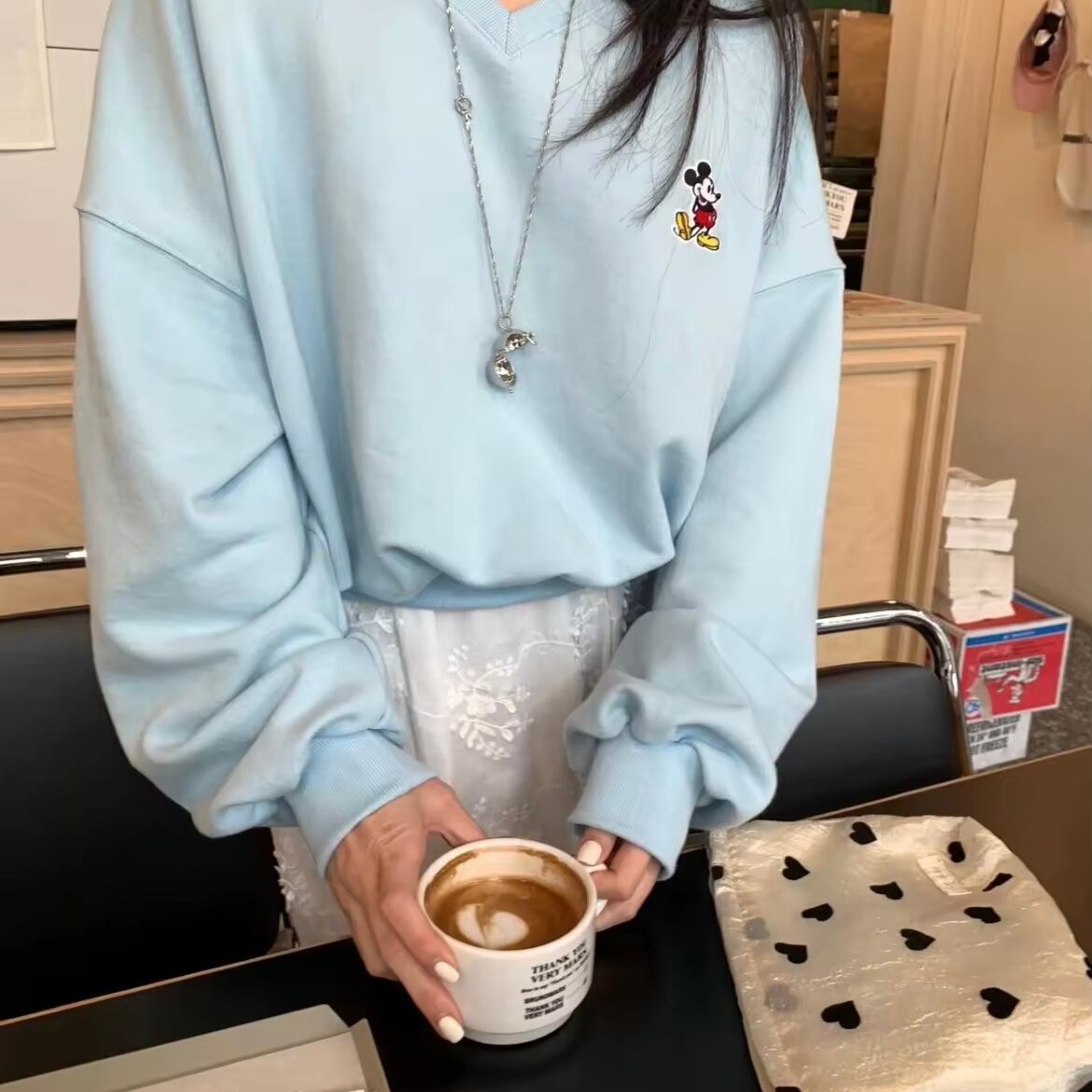 フリルレースパンチングロングパンツ
